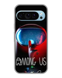 Чехол для Google Pixel 9 с картинкой «Красный импостер — макро»