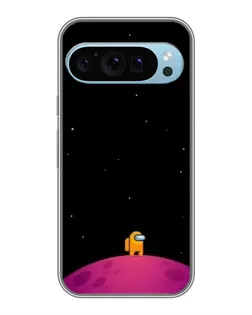 Чехол для Google Pixel 9 с картинкой «Одинокий герой на планете»