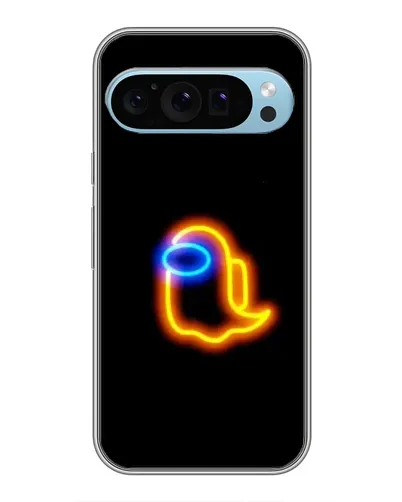 Чехол для Google Pixel 9 с картинкой «Among Us неоновое сияние»