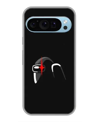 Чехол для Google Pixel 9 с картинкой «Among Us шлем»