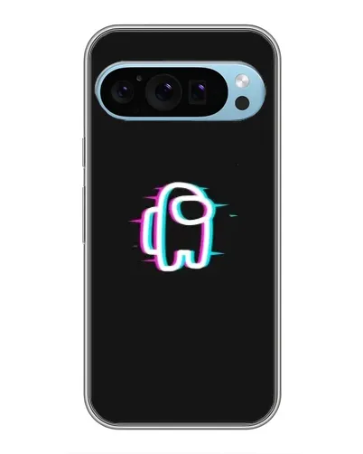 Чехол для Google Pixel 9 с картинкой «Among Us неон»