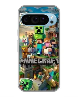 Чехол для Google Pixel 9 с картинкой «Замок Minecraft»