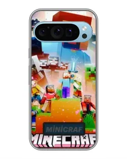 Чехол для Google Pixel 9 с картинкой «Minecraft герои игры»