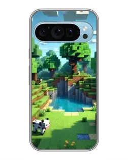 Чехол для Google Pixel 9 с картинкой «Minecraft летний день»