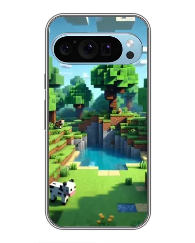 Чехол для Google Pixel 9 с картинкой «Minecraft летний день»
