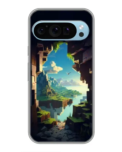 Чехол для Google Pixel 9 с картинкой «Вид из пещеры»