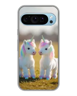 Чехол для Google Pixel 9 с картинкой «Пара единорогов»