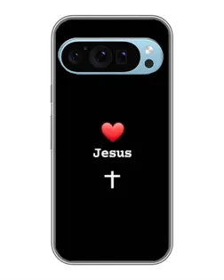 Чохол для Google Pixel 9 з картинкою «Серце - Jesus»