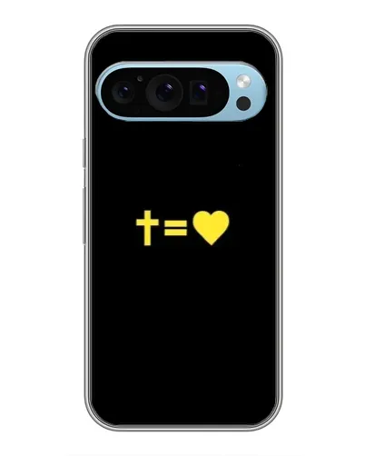 Чохол для Google Pixel 9 з картинкою «Серце та Хрест»