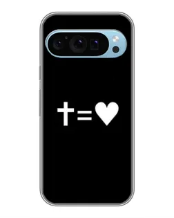 Чохол для Google Pixel 9 з картинкою «Хрест та Серце»
