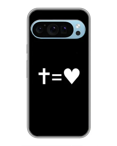 Чохол для Google Pixel 9 з картинкою «Хрест та Серце»