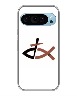 Чохол для Google Pixel 9 з картинкою «Риба та хрест»