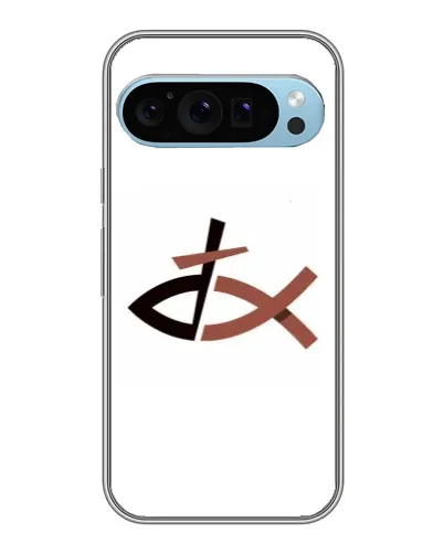 Чохол для Google Pixel 9 з картинкою «Риба та хрест»
