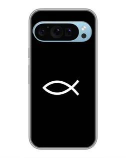 Чехол для Google Pixel 9 с картинкой «Символ рыбы Jesus»