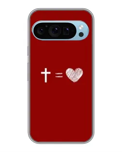Чехол для Google Pixel 9 с картинкой «Уравнение любви»