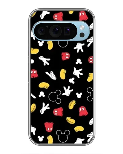 Чехол для Google Pixel 9 с картинкой «Графический принт лапок»