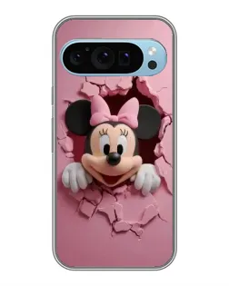 Чехол для Google Pixel 9 с картинкой «Минни сквозь стену»