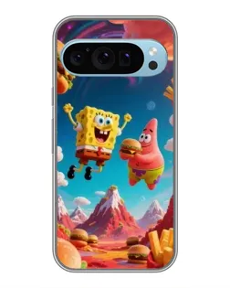 Чехол для Google Pixel 9 с картинкой «Космический фастфуд»