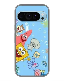 Чехол для Google Pixel 9 с картинкой «Веселые пузырьки»