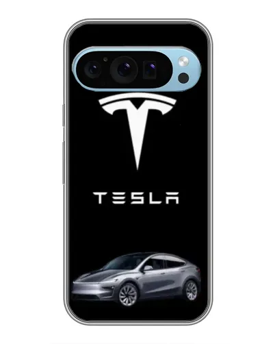 Чехол для Google Pixel 9 с картинкой «Tesla Model Y»