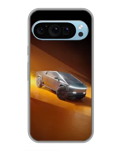 Чехол для Google Pixel 9 с картинкой «Cybertruck в пустыне»