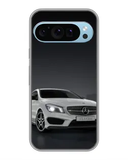 Чохол для Google Pixel 9 з картинкою «Mercedes AMG GT Silver»