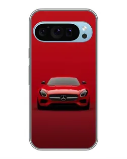 Чохол для Google Pixel 9 з картинкою «Червоний Mercedes AMG»