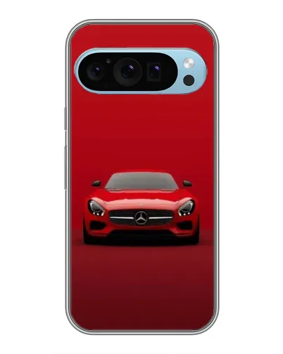 Чохол для Google Pixel 9 з картинкою «Червоний Mercedes AMG»