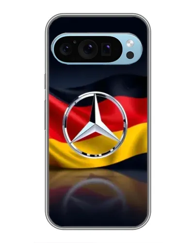 Чохол для Google Pixel 9 з картинкою «Mercedes — прапор Німеччини»