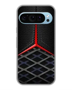 Чохол для Google Pixel 9 з картинкою «Mercedes Carbon Grid»