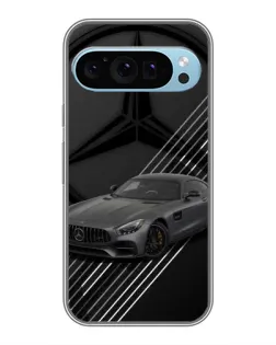Чохол для Google Pixel 9 з картинкою «Mercedes AMG — графіка»