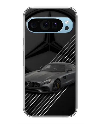 Чохол для Google Pixel 9 з картинкою «Mercedes AMG — графіка»