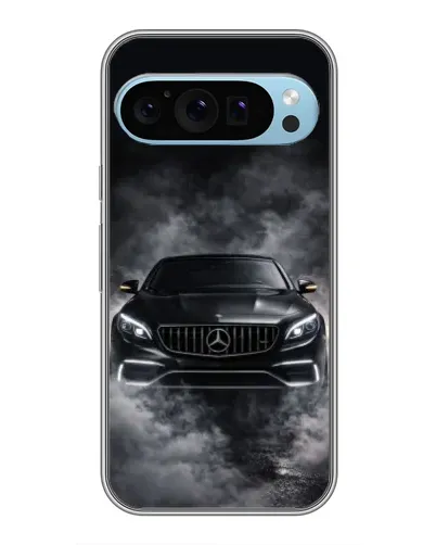 Чохол для Google Pixel 9 з картинкою «Mercedes у диму»