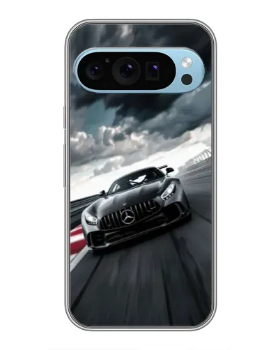 Чохол для Google Pixel 9 з картинкою «Гоночний Mercedes AMG»