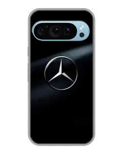 Чохол для Google Pixel 9 з картинкою «Mercedes на металі»