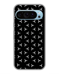 Чехол для Google Pixel 9 с картинкой «Mercedes паттерн звезд»