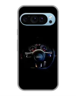 Чохол для Google Pixel 9 з картинкою «Салон Audi — кермо»