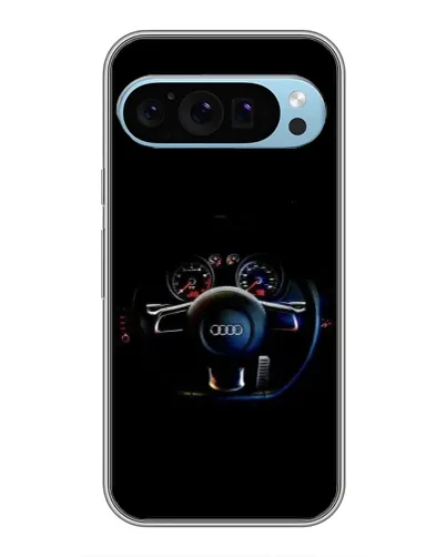 Чохол для Google Pixel 9 з картинкою «Салон Audi — кермо»