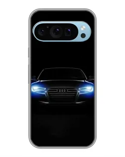 Чохол для Google Pixel 9 з картинкою «Audi в неоні»