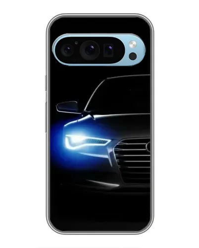 Чохол для Google Pixel 9 з картинкою «Неоновий погляд Audi»