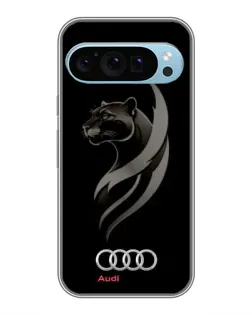 Чохол для Google Pixel 9 з картинкою «Графіка — пантера та Audi»