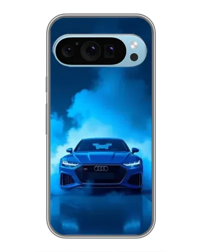 Чохол для Google Pixel 9 з картинкою «Audi — блакитна енергія»