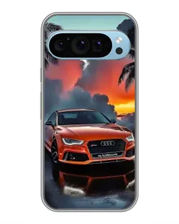 Чохол для Google Pixel 9 з картинкою «Audi — захід сонця»