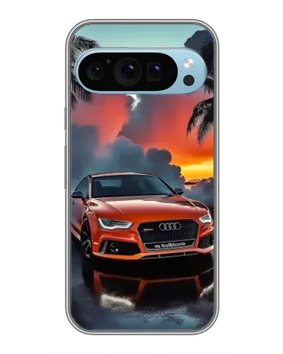 Чохол для Google Pixel 9 з картинкою «Audi — захід сонця»