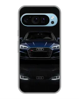 Чохол для Google Pixel 9 з картинкою «Audi — нічне відображення»