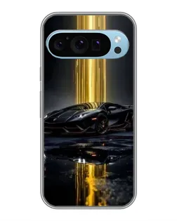 Чехол для Google Pixel 9 с картинкой «Ночной Lamborghini драйв»