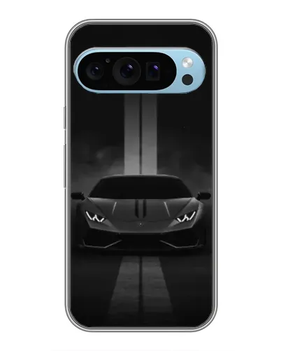 Чехол для Google Pixel 9 с картинкой «Lamborghini симметрия дорог»