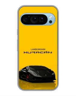 Чехол для Google Pixel 9 с картинкой «Lamborghini Huracan черный»