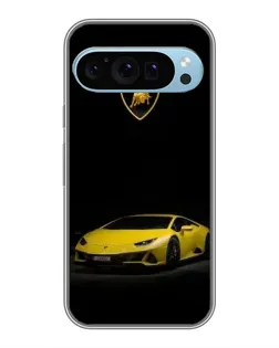 Чехол для Google Pixel 9 с картинкой «Lamborghini желтый акцент»