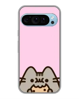 Чохол для Google Pixel 9 з картинкою «Pusheen та печиво»